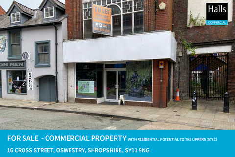 Retail property (high street) for sale, 16 Cross St Oswestry SY11 2NG