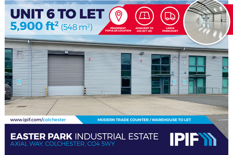 Warehouse to rent, 8 Axial Way Colchester CO4 5WY