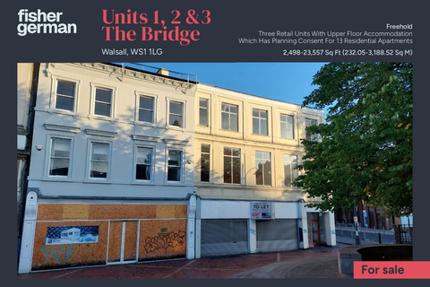 Retail property (high street) for sale, The Bridge Walsall WS1 1LG