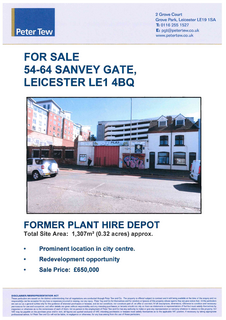 Industrial development for sale, Leicester LE1