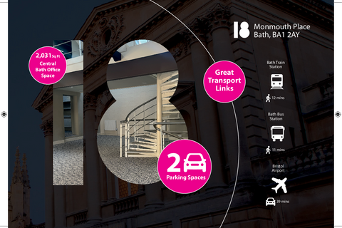 Office to rent, 18 Monmouth Pl Bath BA1 2AY