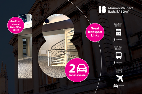 Office to rent, 18 Monmouth Pl Bath BA1 2AY