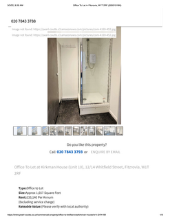 Office to rent, 12-14 Whitfield St London W1T 2RF