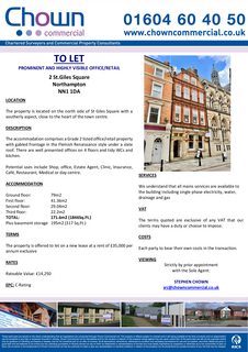 Retail property (high street) to rent, 2 St Giles Sq Northampton NN1 1DA