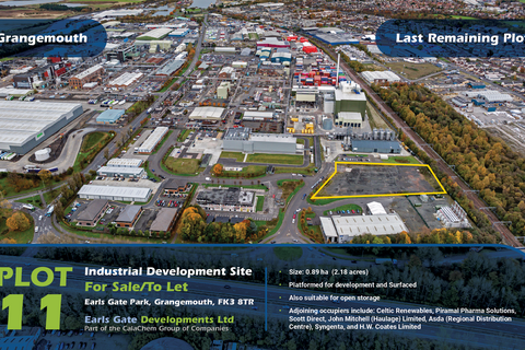 Land to rent, Earls Rd Grangemouth FK3 8UU