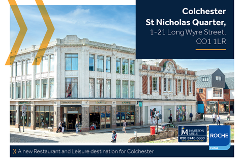 Retail property (high street) to rent, 1-21 Long Wyre St Colchester CO1 1LR