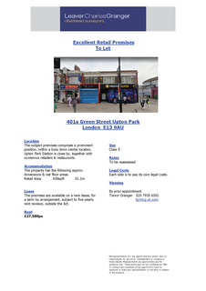 Office to rent, 401A Green St London E13 9AU