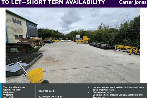 Land to rent, 5 Commerce Way Melksham SN12 6ZE