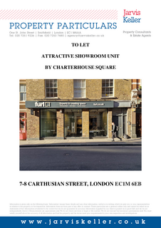 Retail property (high street) to rent, 7-8 Carthusian St London EC1M 6EB