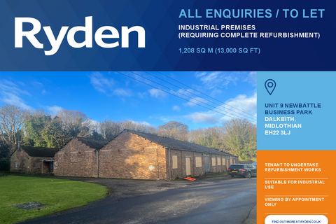 Warehouse to rent, Newbattle Abbey Business Park Dalkeith EH22 3LJ