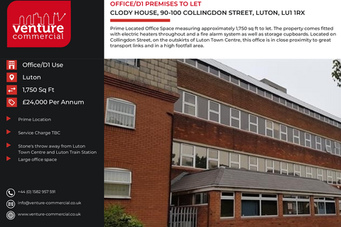 Office to rent, 90-100 Collingdon St Luton LU1 1RX
