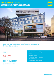 Office to rent, 21-35 Wellington St London SE18 6HQ