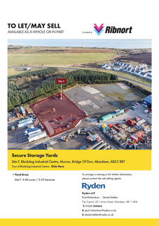 Land to rent, Blackdog Industrial Centre Bridge Of Don AB23 8BT