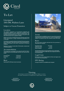 Retail property (high street) to rent, Walton Ln Liverpool L4 4HH