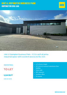 Warehouse to rent, 2-6 Faraday Way Orpington BR5 3QW