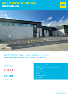 Warehouse to rent, 2-6 Faraday Way Orpington BR5 3QW