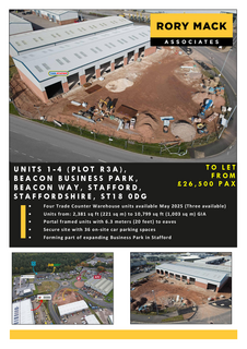 Warehouse to rent, Beacon Way Stafford ST18 0DG