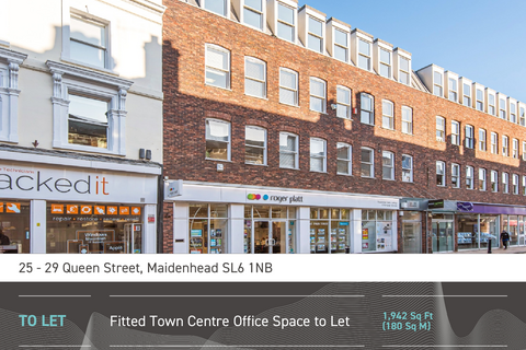 Office to rent, 25-37 Queen St Maidenhead SL6 1NB