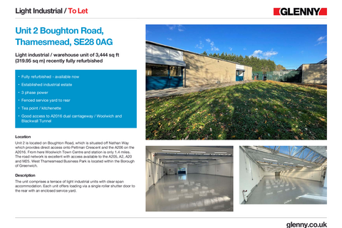 Warehouse to rent, 2-12 Boughton Rd London SE28 0AG