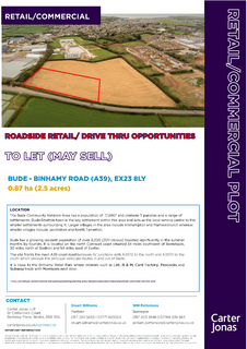 Land to rent, Binhamy Rd Bude EX23 8LY