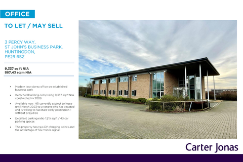 Office to rent, 3 Percy Rd Huntingdon PE29 6SZ