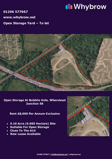 Land to rent, Bobbits Ln Ipswich IP9 2AH