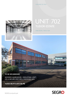 Warehouse to rent, Abbey Rd London NW10 7UY