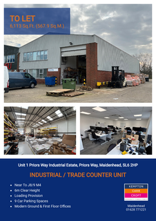 Warehouse to rent, Priors Way Maidenhead SL6 2HP