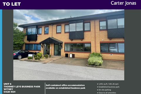 Office to rent, 5-8 Thorney Leys Park Witney OX28 4GE