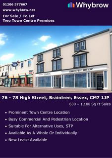 Office to rent, 76-78 High St Braintree CM7 1JP