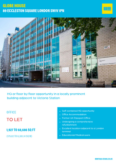 Office to rent, 89 Eccleston Sq London SW1V 1PN