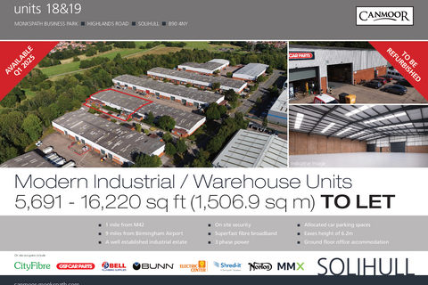 Warehouse to rent, Highlands Rd Solihull B90 4NY