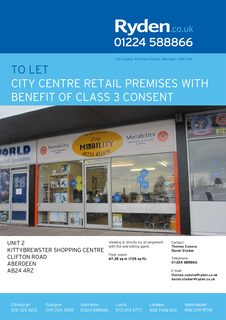 Retail property (high street) to rent, Clifton Rd Aberdeen AB24 4RZ