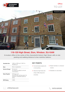 Office to rent, 119-120 High St Windsor SL4 6AN