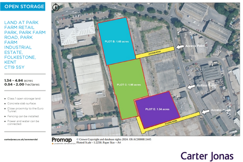 Land to rent, Park Rd Folkestone CT19 5UX
