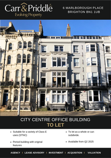 Office to rent, 6 Marlborough Pl Brighton BN1 1UB