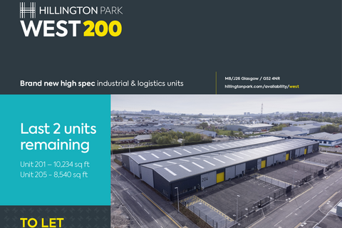Distribution warehouse to rent, 200 Baird Av Glasgow G52 4FN