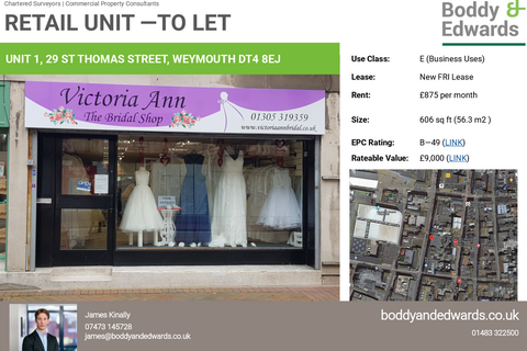 Office to rent, 29 St Thomas St Weymouth DT4 8EJ