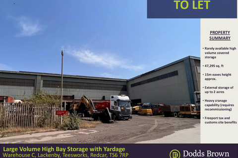 Warehouse to rent, Teeside Middlesbrough TS6 7RP