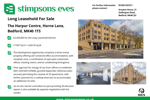 Retail property (high street) for sale, Horne Ln Bedford MK40 1TS