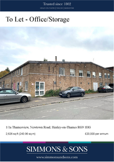 Warehouse to rent, Newtown Rd Henley On Thames RG9 1HG