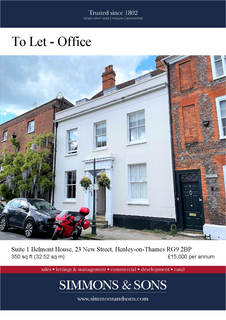 Office to rent, 23 New St Henley On Thames RG9 2BP