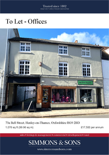 Office to rent, 73-73B Bell St Henley On Thames RG9 2BD