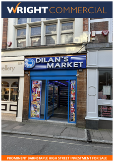 Retail property (high street) for sale, 106a High St Barnstaple EX31 1HP