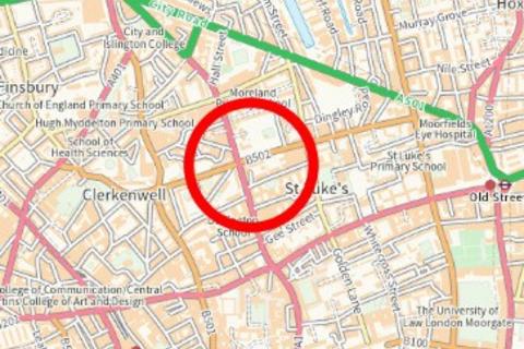 Retail property (high street) to rent, 3 Lever St London EC1V 3QU