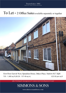 Office to rent, Dukes Pl Marlow SL7 2QH