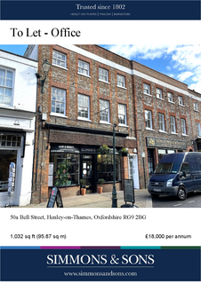 Office to rent, 50a Bell St Henley On Thames RG9 2BG