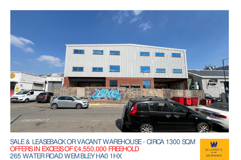 Warehouse for sale, 265 Water Rd Wembley HA0 1HX
