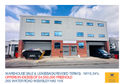 Warehouse for sale, 265 Water Rd Wembley HA0 1HX