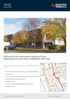 Warehouse to rent, Wellheads Cres Aberdeen AB21 7GA